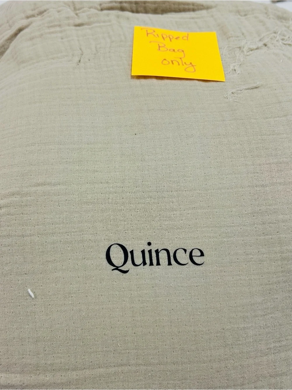 QUINCE Organic Airy Gauze Duvet Cover Full/Queen Dune 8192
